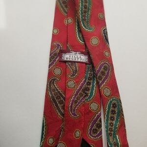 Villa Bugatti silk neck tie